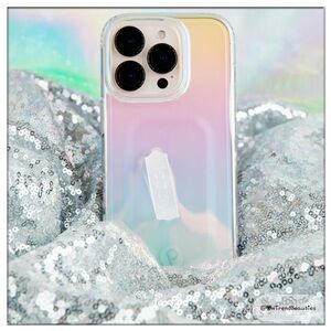 Loopy Pearl iPhone Case With Clear Sparkle Loop